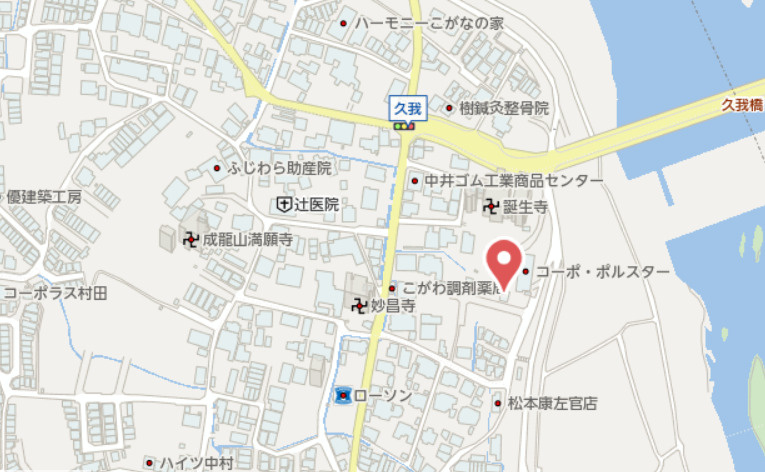 京都市伏見区久我本町　未入居物件の地図