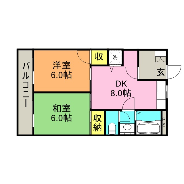 サンフィールドの間取り