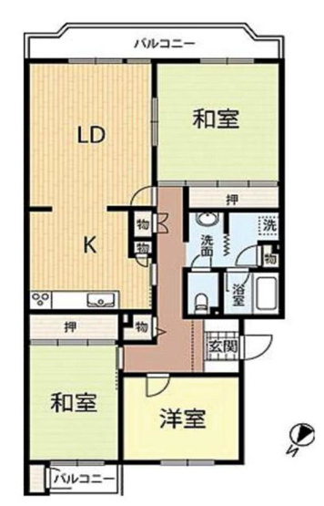 【間取り】 | 小山田桜台団地