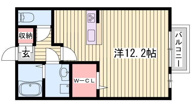 ベルクール大塚の間取り