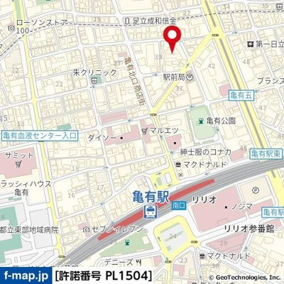 【地図】 | ライオンズプラザ亀有