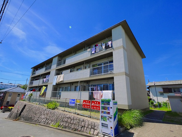 さいきハイツの外観|外観は落ち着いています