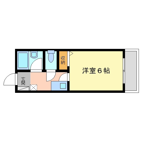 ボヌール加島の間取り