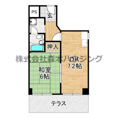 【間取り】 | 　第三東ビル
