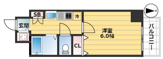 【間取り】 | プレサンス中之島公園グラシア