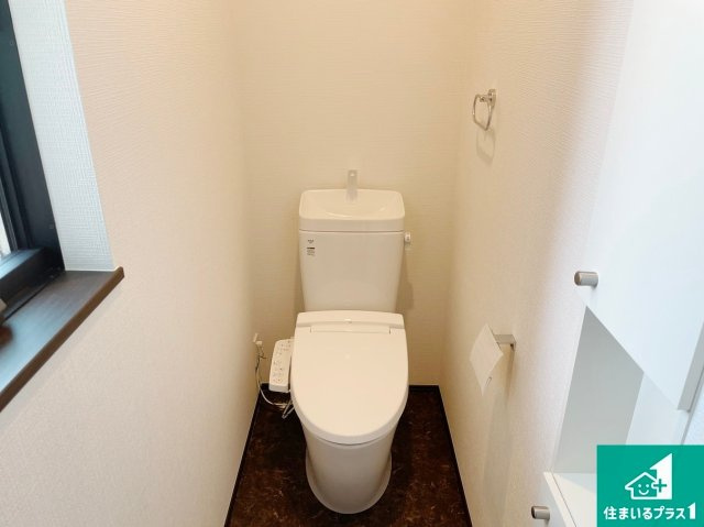 八幡市八幡福禄谷　新築一戸建てのトイレ|トイレも気になるポイント