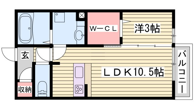 ベルメゾン荒川の間取り