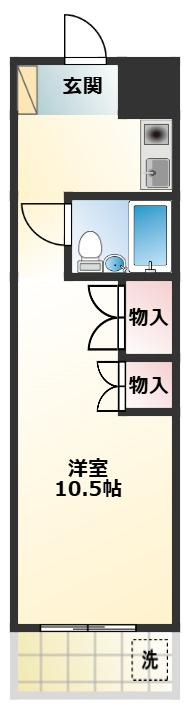 第2市村マンションの間取り