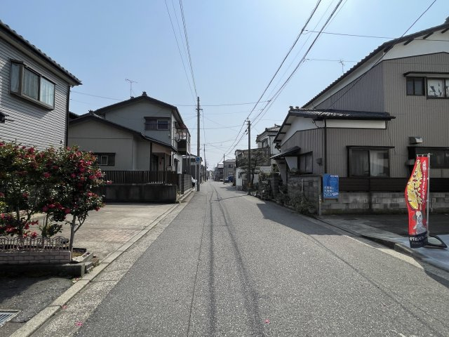 東区長者町　新築戸建の前面道路含む現地写真