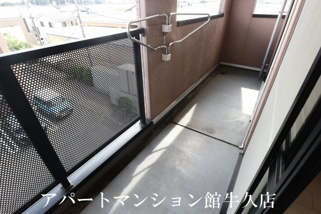 サンライズヴィラひたち野Aのバルコニー