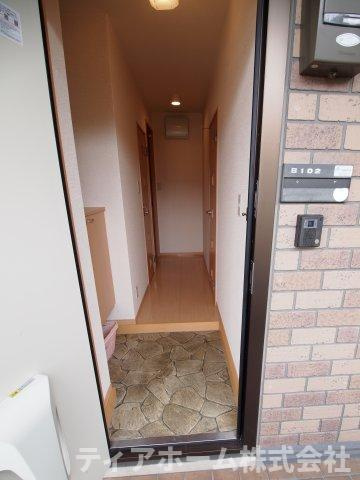 大和高田市中今里町のハイツの玄関|玄関です