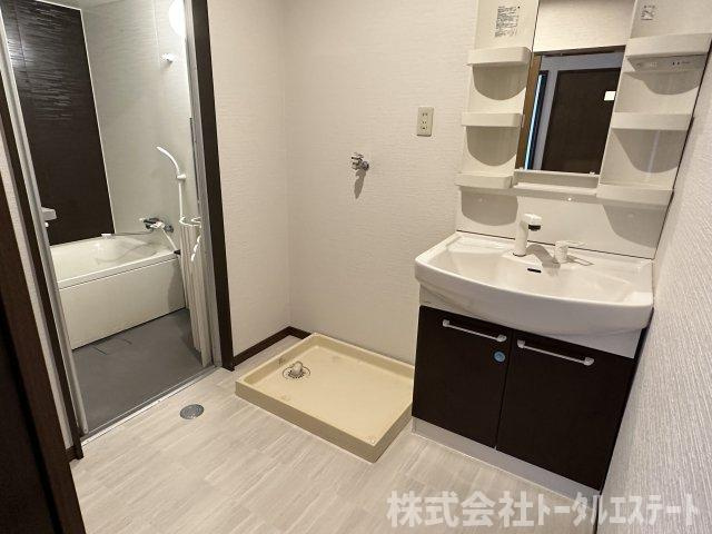 ビューハイツ門司の独立洗面台