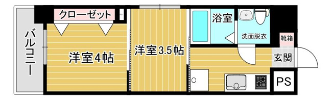 【間取り】 | リファレンス博多駅前　★プライスホームなら仲介手数料が割引価格です★