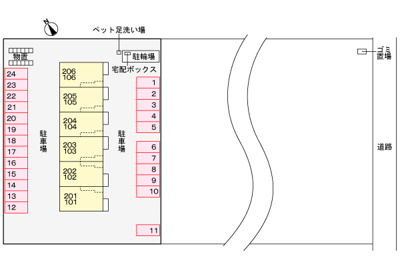 【区画図】 | ヴィラサウスウィンド４