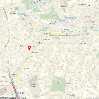 【地図】 | スカイコート横浜山手