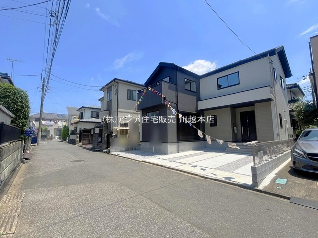 月々８万円台～　新築戸建　川越市霞ケ関北14期の前面道路含む現地写真|北西側 約5.0ｍ公道