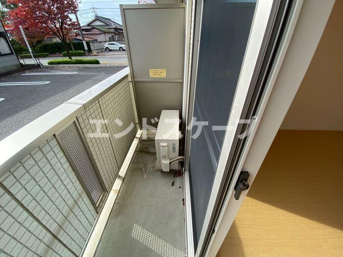 Ｄ'クレアーレのバルコニー|高崎、前橋、伊勢崎エリアのお部屋探しはエンドスケープまで！お客様の理想お聞かせ下さい♪