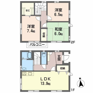 【間取り】 | 岩崎町　一戸建