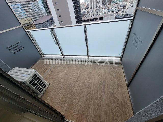 Dimora難波のバルコニー