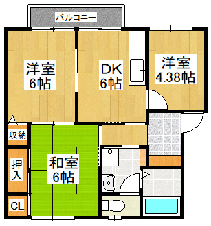 ライフステージ松木の間取り