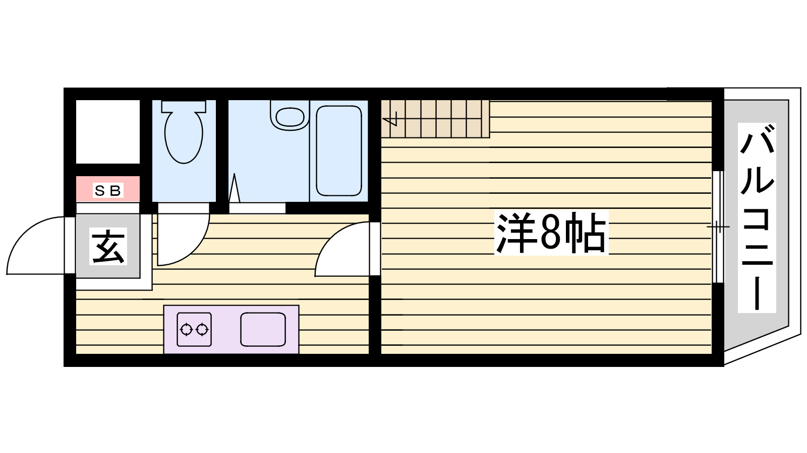 ジュネス鴨池の間取り