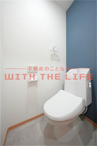 リラフォート津福【キャッシュバック対象物件】のトイレ|シンプルで使いやすいトイレです