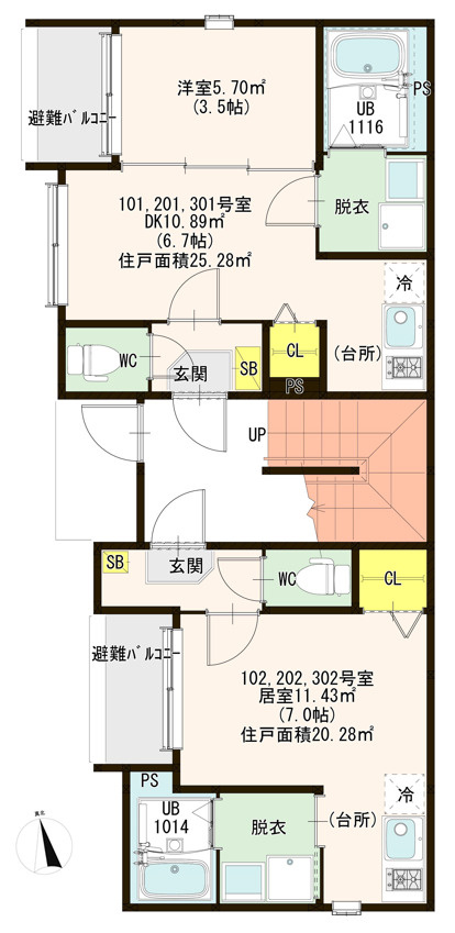 レイパパレの間取り