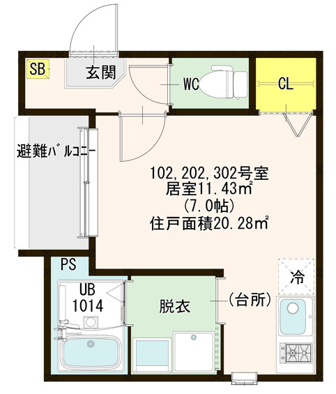 レイパパレの間取り