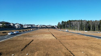 【外観】 | ―スカイタウン土気の街づくり―　分譲地内道路の幅を広く設定し、分譲地内に公園を配備。　地元を知り尽くし、数多くの街づくりをしてきた「かまとり住宅」がだからこそ実現可能な、街並みの統一感。