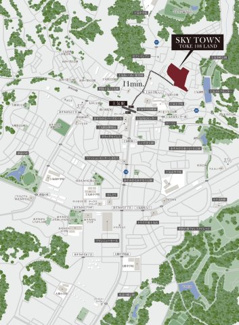 【地図】 | 現地案内図　　駅から分譲地入り口までは11分です！　現地の見学だけでもお気軽にお立ち寄りください♪