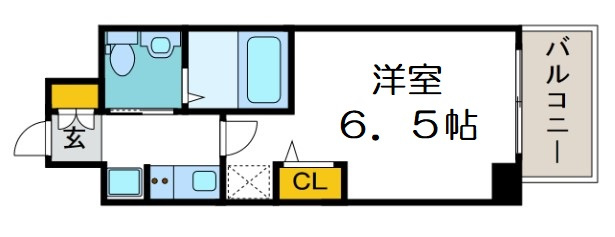 【間取り】 | エステムコート難波WEST-SIDE Ⅳザ・フォース