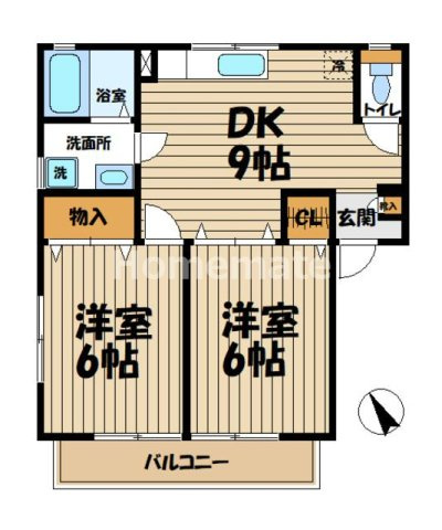 【間取り】 | マリーク壱番館