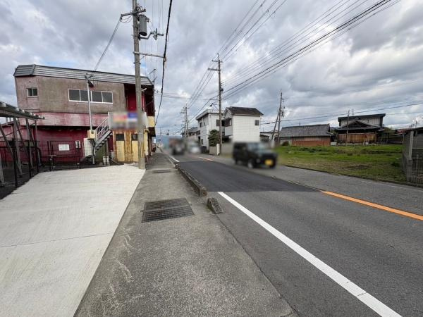 貴志川町丸栖　土地の前面道路含む現地写真