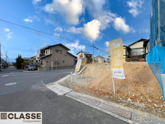 【前面道路含む現地写真】 | 宇治市木幡御蔵山　2区画E号地　売土地　建築条件無し