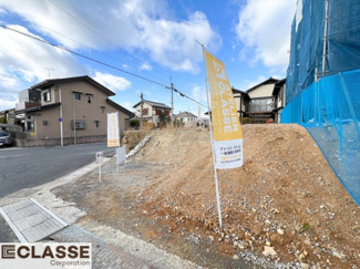 【前面道路含む現地写真】 | 宇治市木幡御蔵山　2区画E号地　売土地　建築条件付き