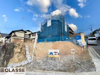 【前面道路含む現地写真】 | 宇治市木幡御蔵山　2区画E号地　売土地　建築条件付き