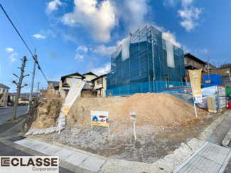 【前面道路含む現地写真】 | 宇治市木幡御蔵山　2区画E号地　売土地　建築条件付き