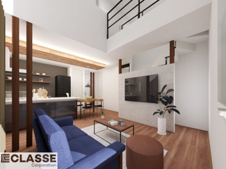 【完成予想図】 | 宇治市木幡御蔵山　2区画E号地　売土地　建築条件付き | 弊社は、気密測定器を保有しており、自社での気密測定を実現しております。気密処理をし、気密測定まで標準でさせていただいております。