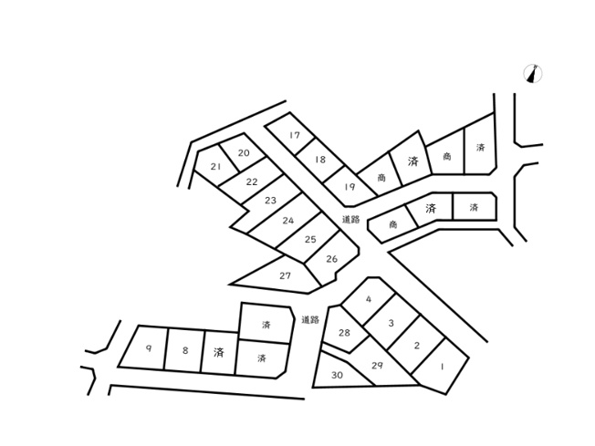 【区画図】 | 姫路市広畑区西蒲田第5期／30区画