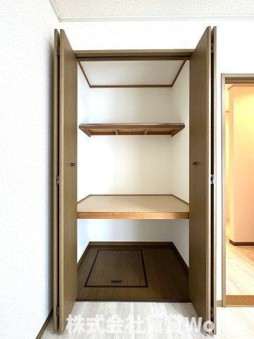 クレアコートAの収納|大きなスペースがあり、収納には困りません