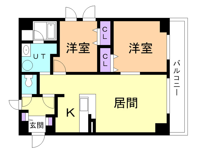 プロヴァンス中島の間取り