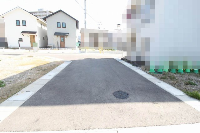 玉水町　2号地　建築条件付き　売土地の前面道路含む現地写真