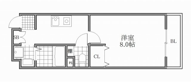 【間取り】 | ジェイプライド難波南