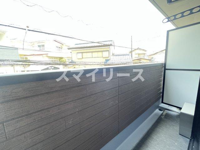 モダンオーク北柏のバルコニー