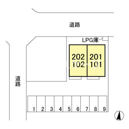 ステラの区画図|高崎、前橋、伊勢崎エリアのお部屋探しはエンドスケープまで！お客様の理想お聞かせ下さい♪