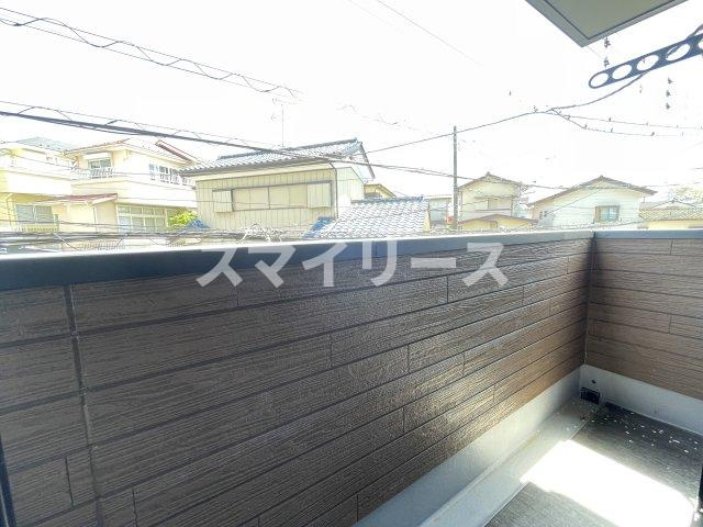 モダンオーク北柏のバルコニー