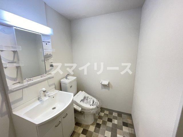 モダンオーク北柏の洗面所
