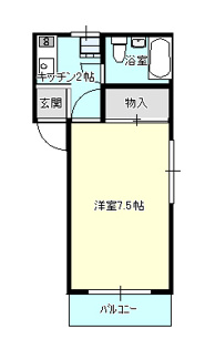 【間取り】 | メゾンＫ