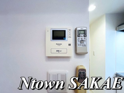 【セキュリティ】 | メゾン生駒町 | モニター付きインターホンです