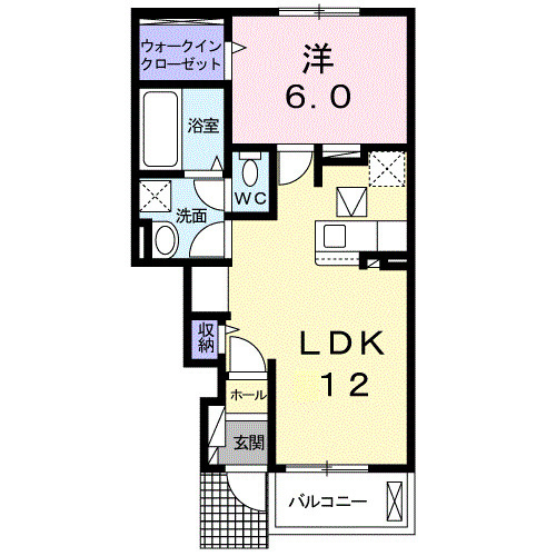 アジュール　Ａの間取り